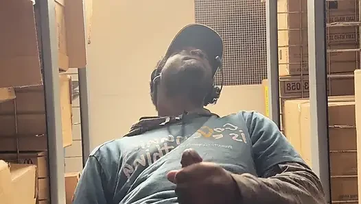Gooning Out This Fat Load Of Nutty Nut While I'm At Work