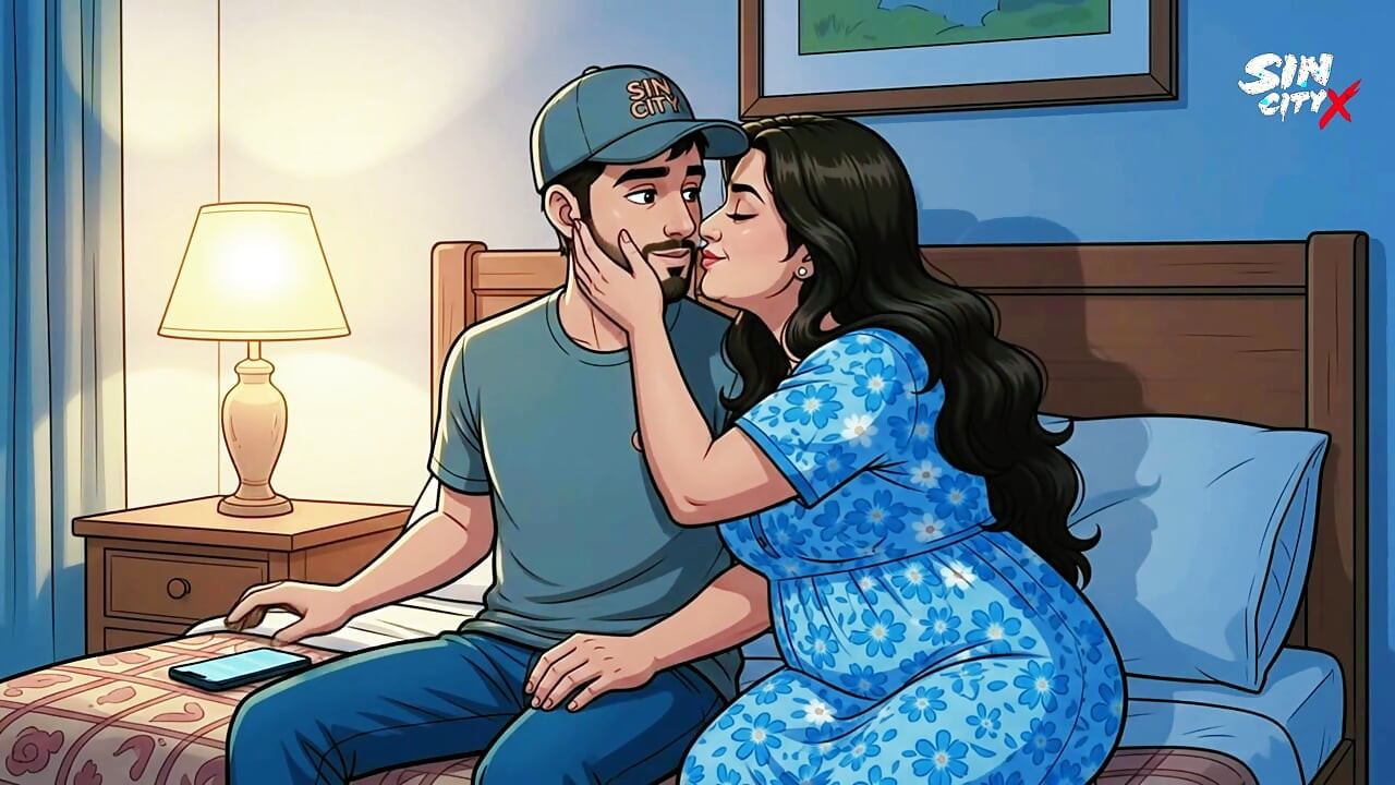 Horny Indian Aunty Seduces Young Delivery Boy at Home