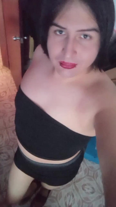 Transvestite closet slut fantasizing going out to the street to work as a prostitute