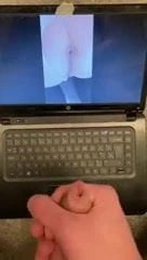 I show Ben my pussy and bumhole and he has a cum explosion