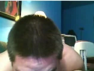 Straight guys feet on webcam #204
