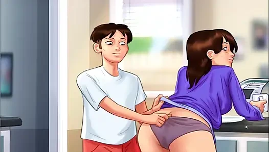 SummerTime Saga - Марию отшлепала монахиня