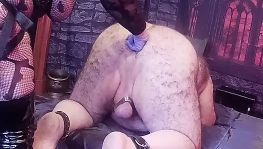 Part 2:- Domina Satana Ficks BooBoo with big cock in the vampire room!