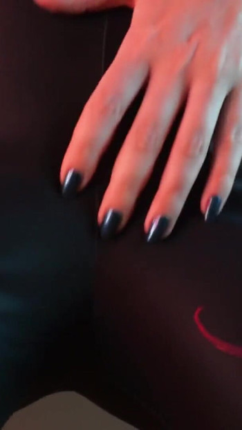 Stunning moment from "Sweaty Blackmail"