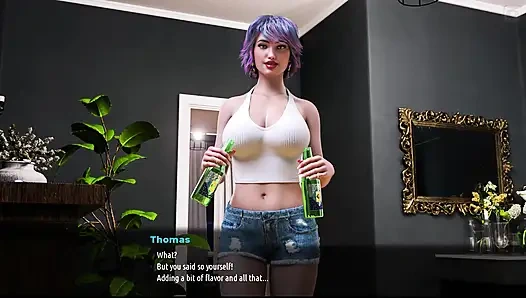 Sunville'in orta yaşlı seksi kadın 73 Daisy ve Becky biseksüel yarağımı kaçırdı