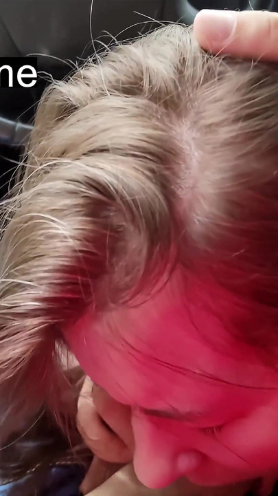 Stepsister Gives Stepbrother His First Blowjob in the Car POV