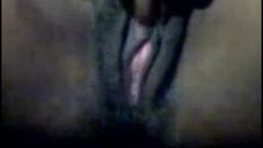 Black Mami Spreading & Fingering Her Sweet Pink Pussy