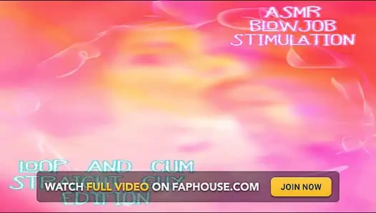 Sadece ses - heteroseksüel erkekler için asmr oral seks stimülasyonu döngü ve boşalma baskısı