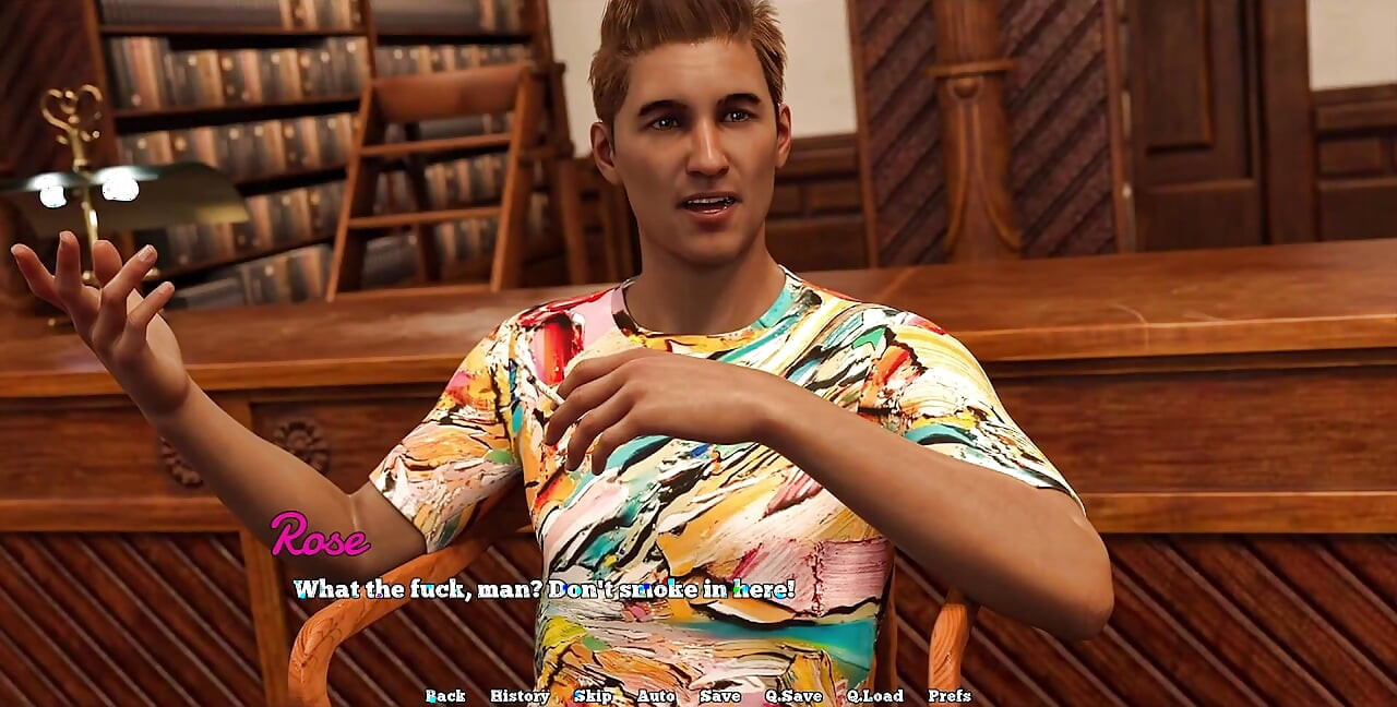 Law College - the Librarian Likes to Show Cleavage to Her Students