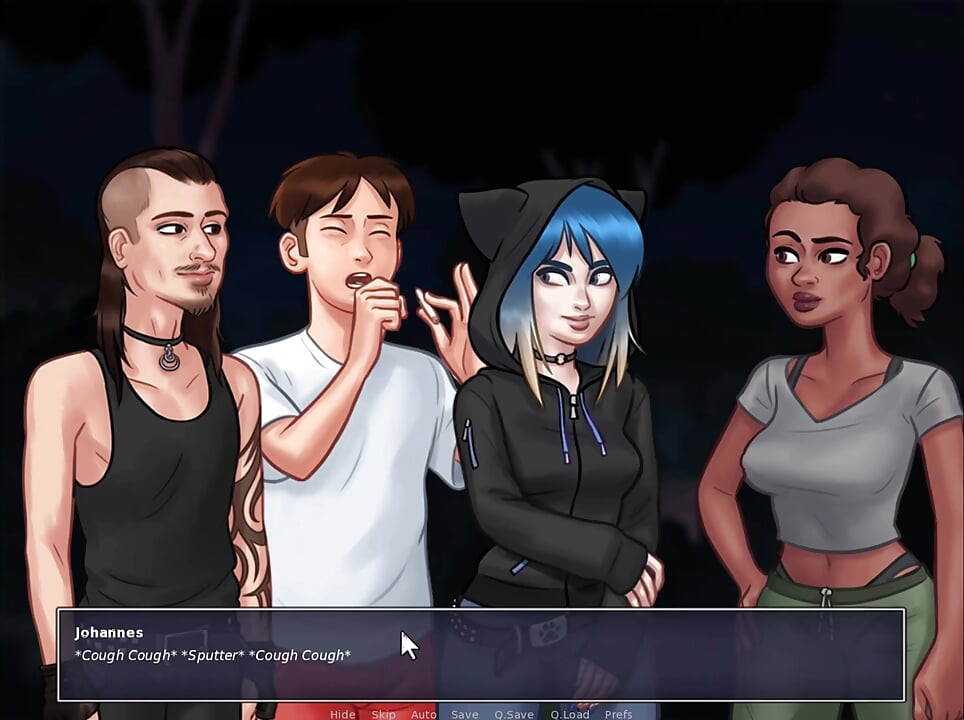 Summertime Saga: I've seen Grace's boobs and Eve's hot body