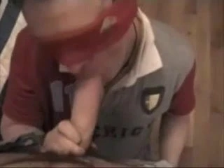 Gay Blindfold Facial