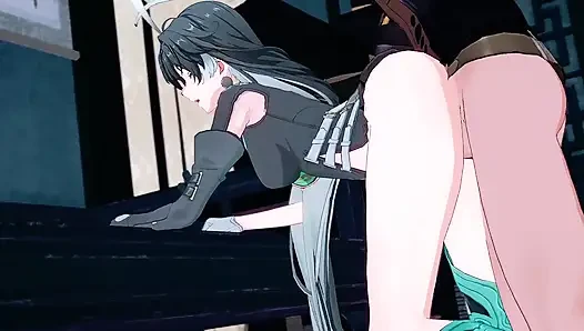 Titreyen dalgalar - jianxin erotik seks ve sakso - 3d hentai animasyon