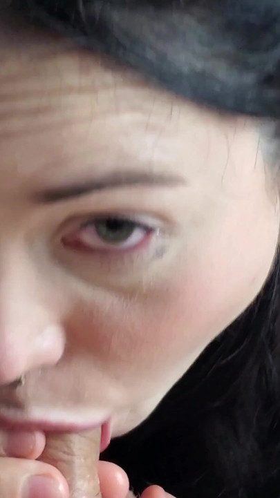 Sloppy Closeup POV Blowjob Cum Eating | Clip 1