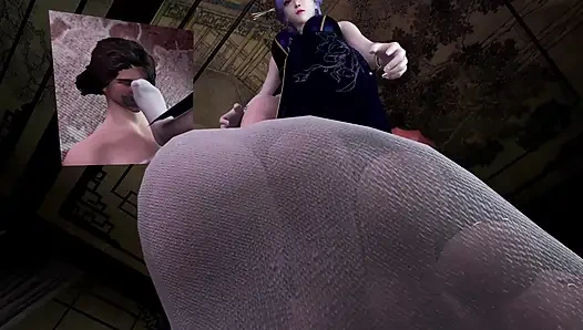 3D Horny Slut Babe Cheating with Big Dick Stranger