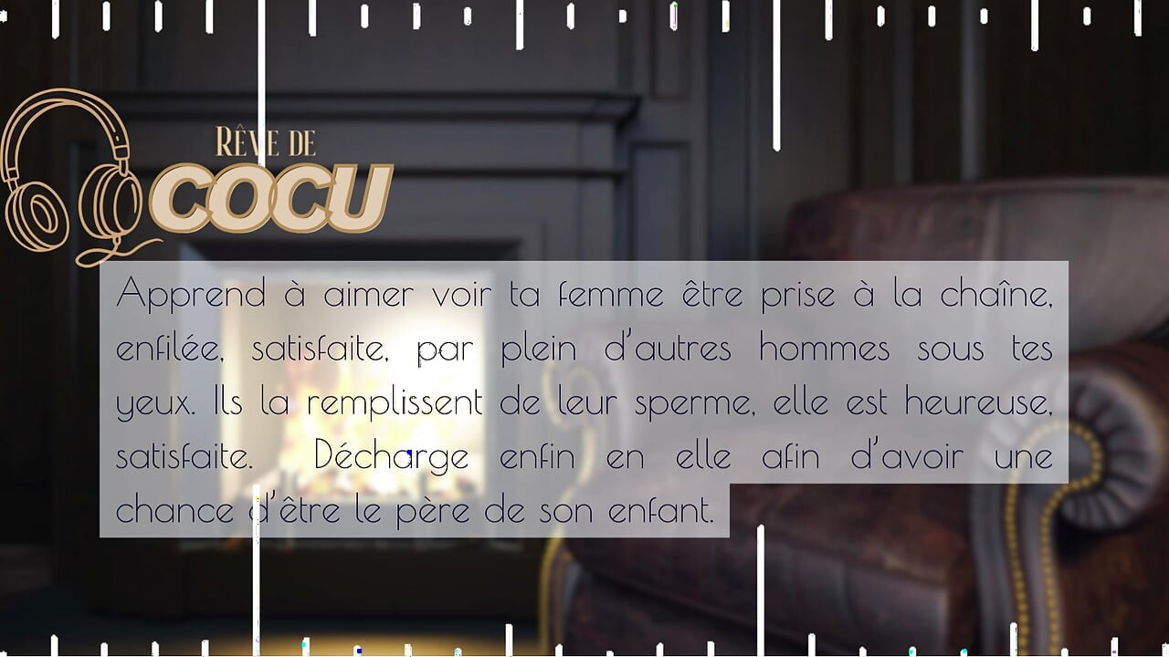 あなたの妻があなたの前で自由に乱交で妊娠した - フランス語音声カックASMR
