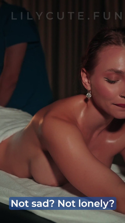 Fucked By Masseur While On The Phone With Husband | Clip 1