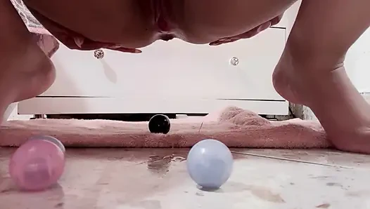 Chinese balls in a tight ass hot teen