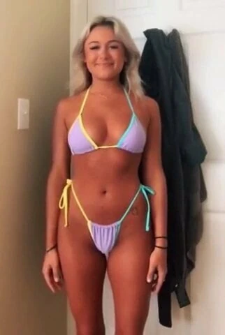 Leave A Sticky Tribute All Over Ani Hayes' Sexy Bikini Body
