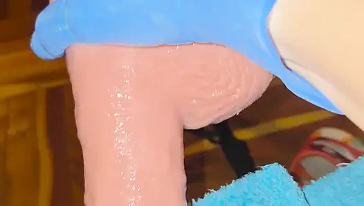 Fucking Ass Destruction with 2 Dildos Alternating Dilation with Sexy MILF Ana Liz