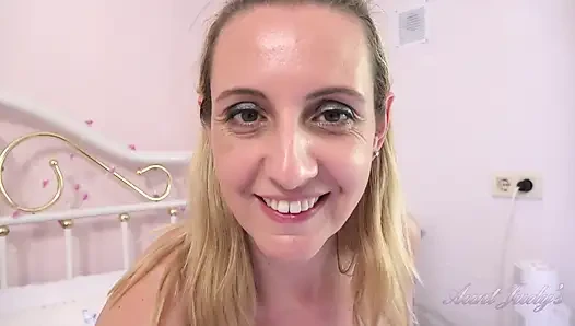 AuntJudys - Busty Blonde MILF Keira Brings You Back to Her Hotel Room