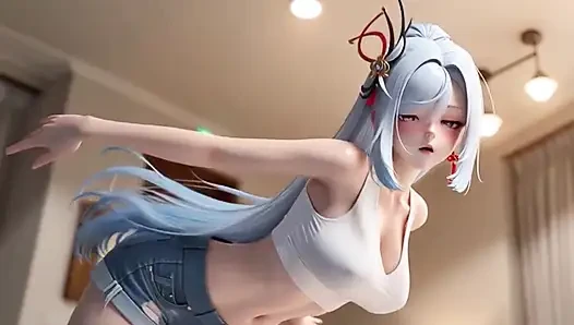 AI Anime Girls Sexy Outfits Teasing Compilation SFW SET 8