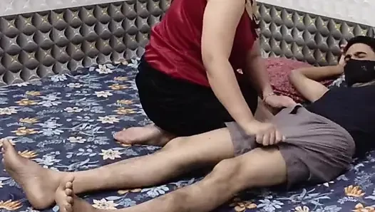 Real Indian Couple Intense Bedroom Session - Blowjob to Creampie