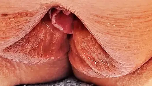 Check out the large meat package on this horny mature west aussie gaper .
