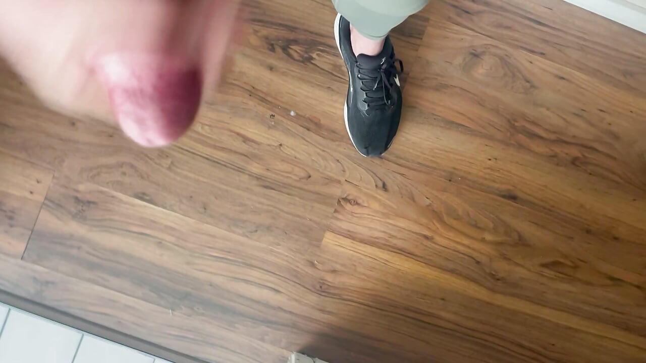 Lycra Gym Gear Masturbating