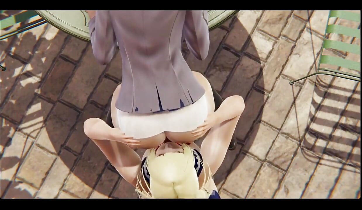 僕のヒーローアカデミア 変態百合 - トガがお茶子にクンニリングス、そしてお茶子がトガに指を当てる