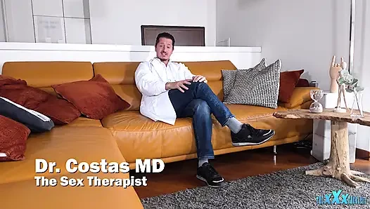 TheXXXTherapist - Andrew Gets His Throat Stretched by Dr. Costas' Big Dick in a Sloppy Wet Medical Session