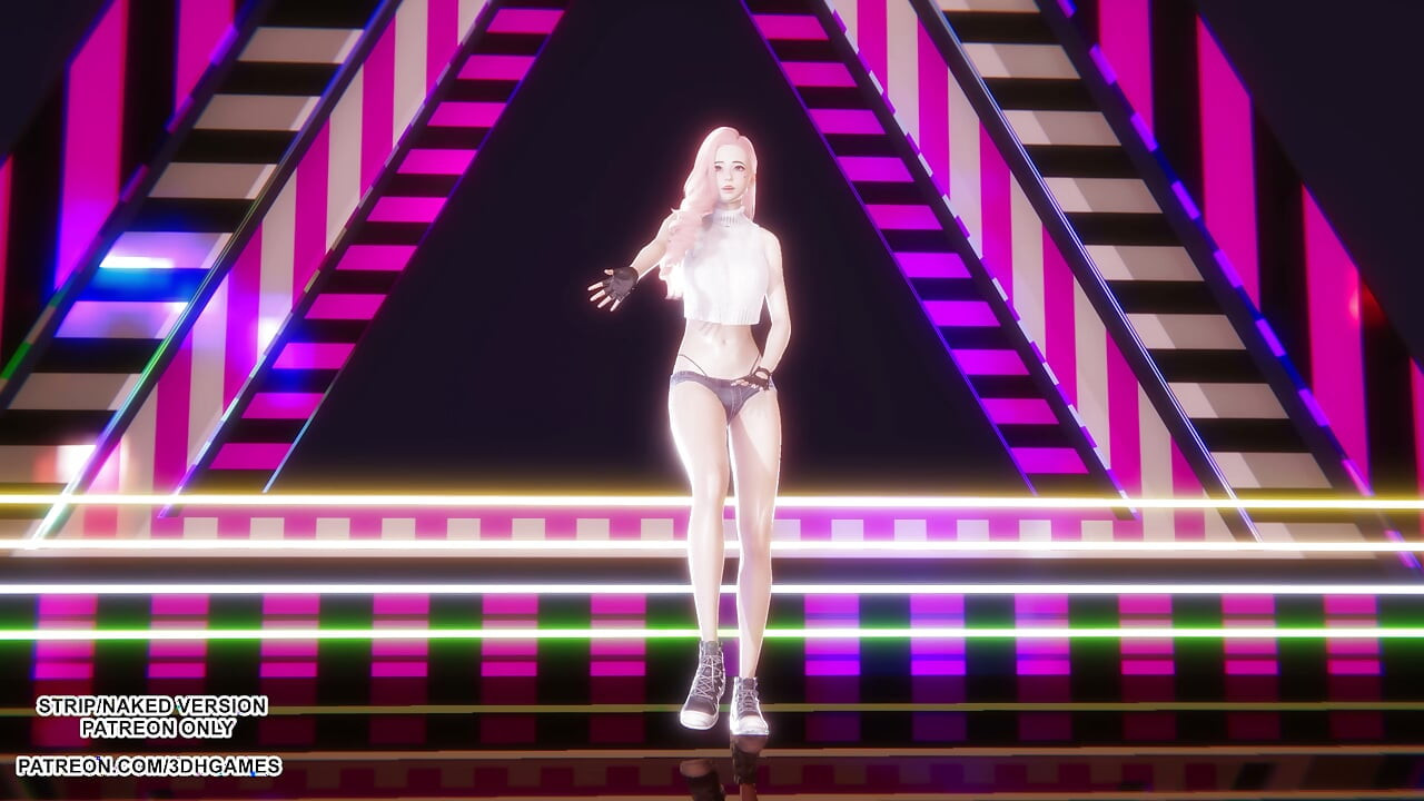 MMD NewJeans - Hype Boy - Ahri and Seraphine Sexy Kpop Dance League of Legends Hentai Uncensored 4K 60FPS