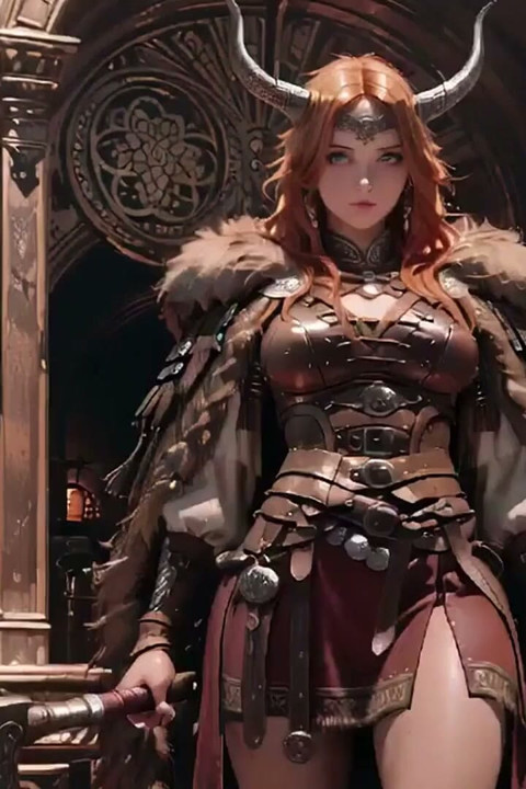 Red Queen's Epic Journey! Cold Beauty in the Gothic Hall, a Lazy Warrior Under Heavy Armor?