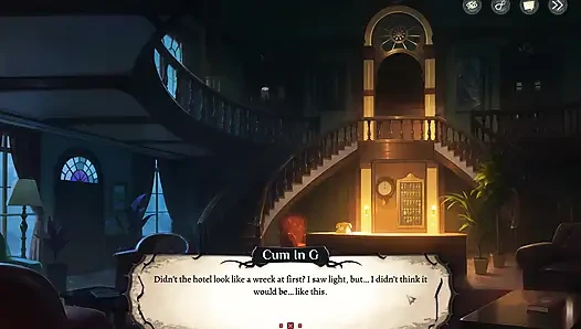 Hotel Tales SPOOKY HENTAI Game Ep.3 CAUGHT FUCKING at WORK with a huge CREAMPIE !