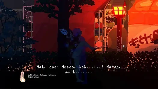 Хентай игра - секс деревенской девушки с большими сиськами на фестивале - Все сцены CG