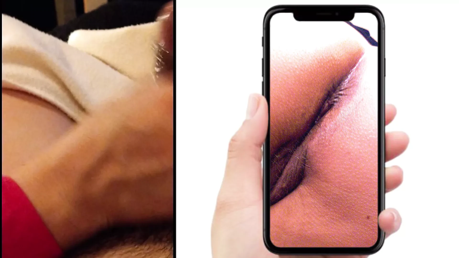 Handjob semasa saya menonton gambarnya