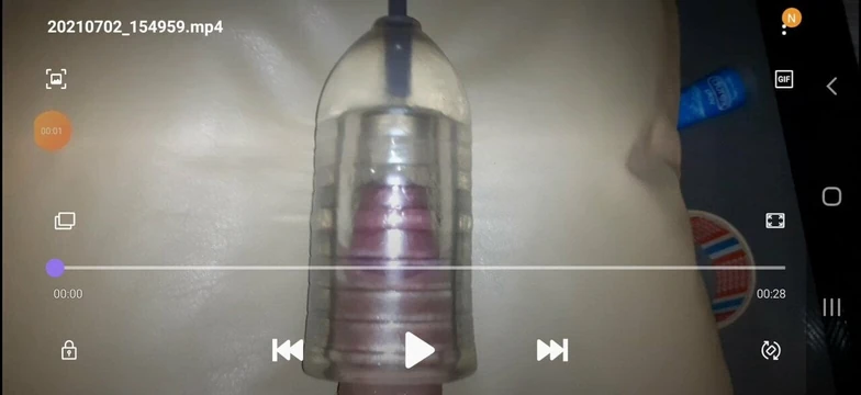 Getting milked hear the sucking noises