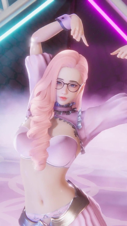 Momen mesum dari "mmd purple kiss - si cewek culun culun ciuman culun yang super seksi!
