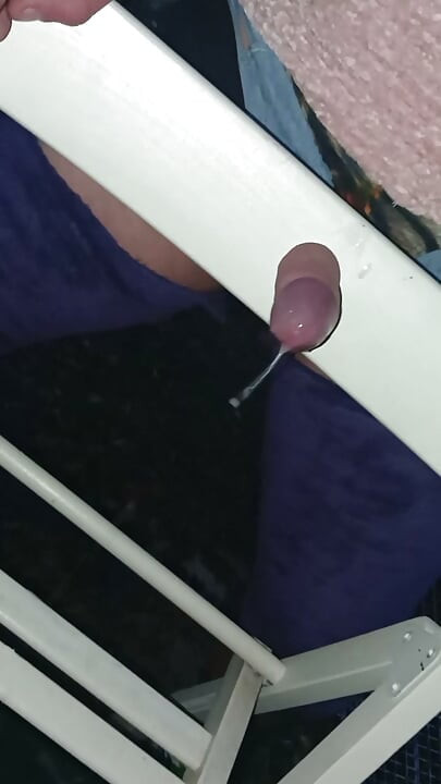 Chair fucked and incessant cumshot