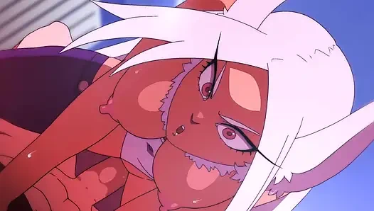 Mirko's Incredible Blowjob: The Rabbit Hero Uses Her Legendary Leg Strength for a Mind-Blowing