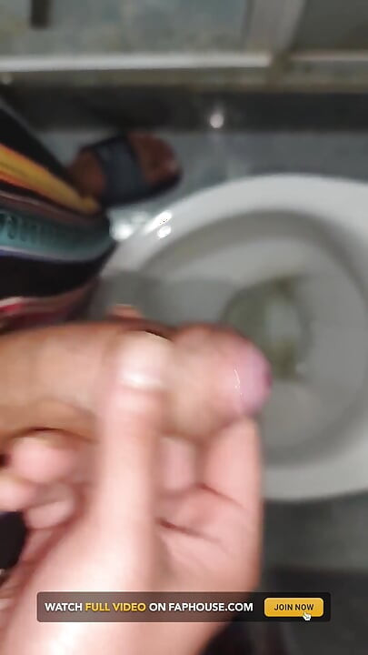 Beautiful Twink Jerks off in a Toilet