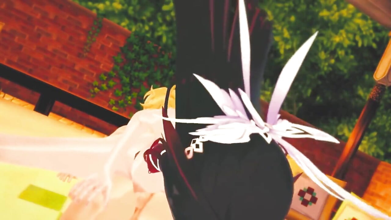 Genshin Impact - Columbina Hardcore Sex Scene with Aether - 3D Hentai Animation