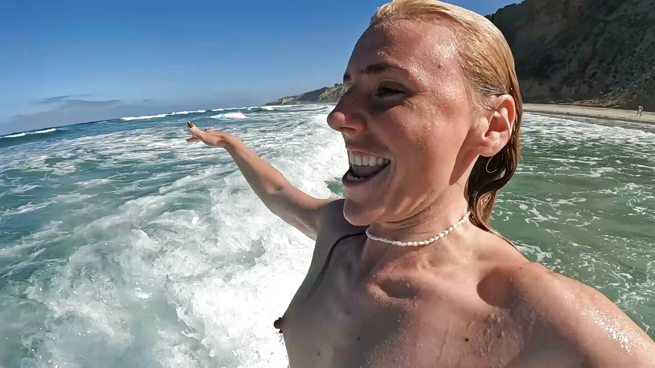 Facial at the Nude Beach