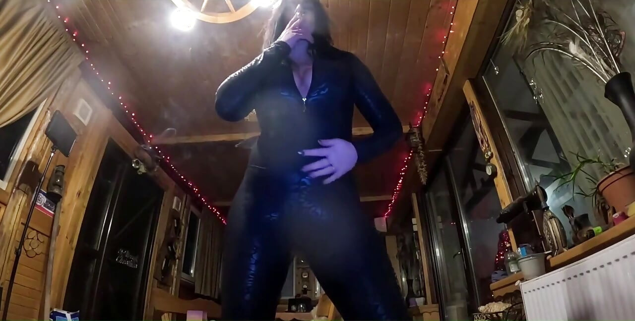 Obey My Tits Vampire Gooning JOI with Leather & Sparkling Claws