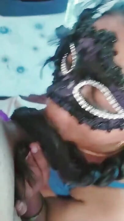 Hair Blow and Cum Shoot in Her Stomach