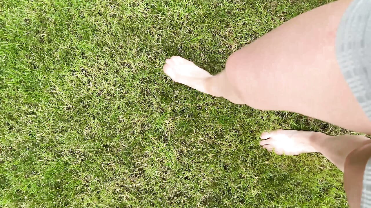 Walking Barefoot on the Grass