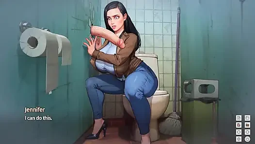 Taffy Tales: the Neighbor MILF Blowing Monster Cock in the Glory Hole Ended with Massive Facial Cumshot - Episode 14