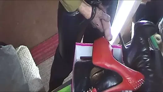 Cum üzerinde yüksek topuklu mix 189