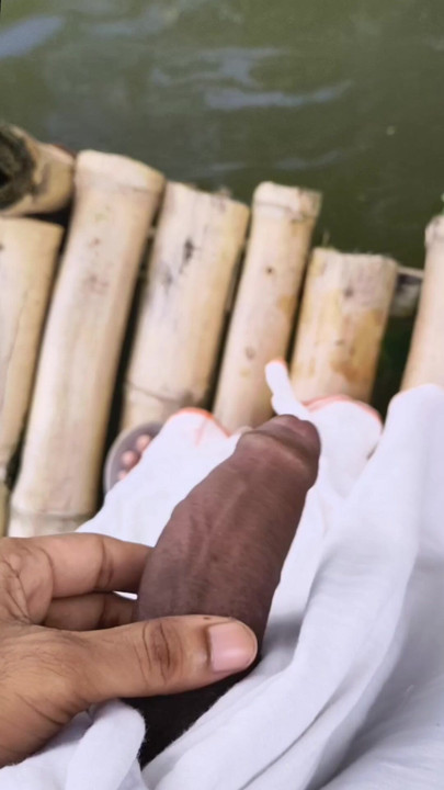 Urine from a black penis