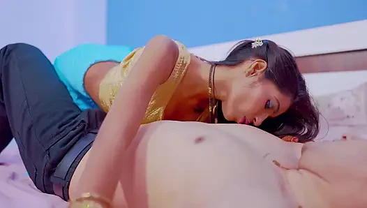 Sexy slim bhabhi seduce by her devar when she was alone sitting in the balcony