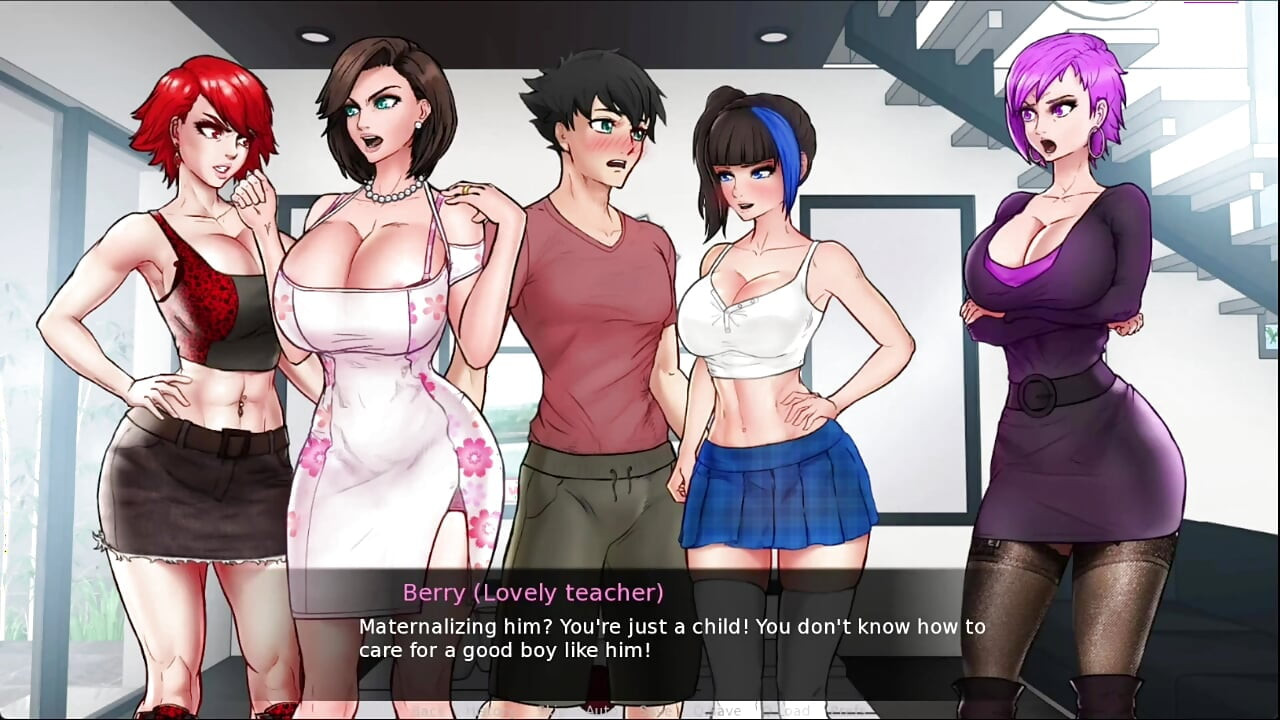 Confined with Goddesses Cap 37 Orgy with the 4 Girls of the House at the End of This Story